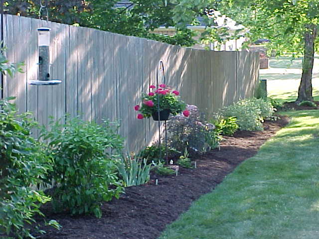 Landscaped Fence Row | Progressive Lawnscaping